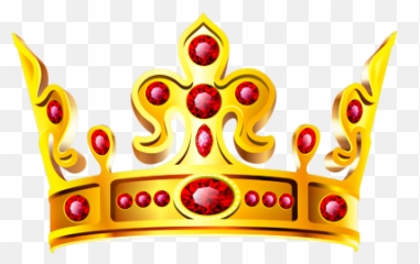Crown Gold Ruby Royal Queen Princess - Png Emoji