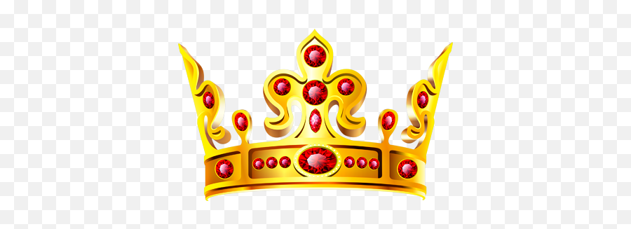 Crown Gold Ruby Royal Queen Princess - Crown Png Emoji,Royal Emoji