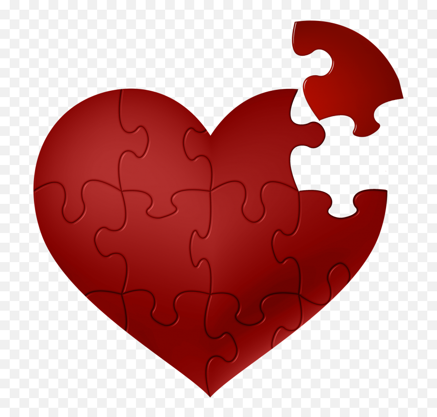 Heart Puzzle Transparent U0026 Png Clipart Free Download - Ywd Transparent Heart Puzzle Piece Emoji,Emoji Jigsaw Puzzle