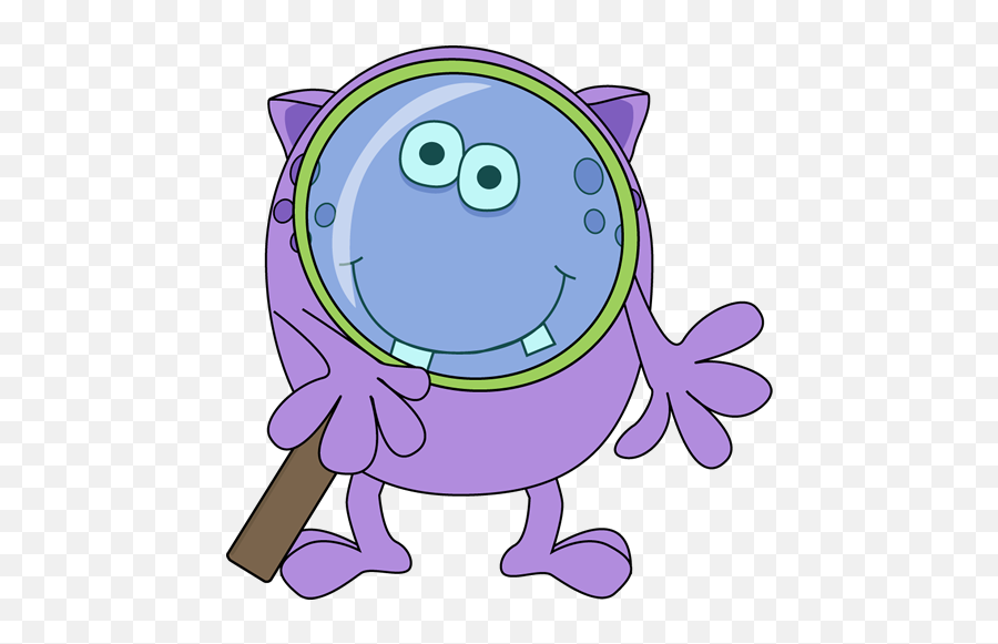 Monsters Clip Cute Fuzzy Cartoon Picture 2707310 Monsters - Clipart Monster With Magnifying Glass Emoji,Purple Monster Emoji