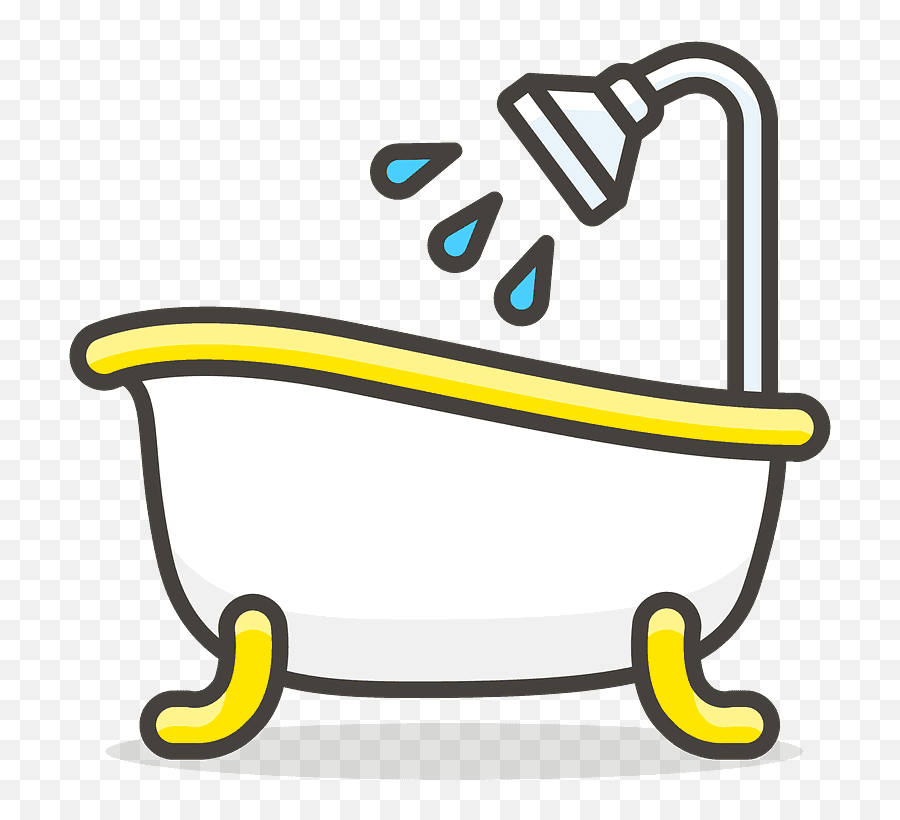 Bathtub Emoji Clipart Free Download Transparent Png - Svg Bathroom Sign,Shower Emoji