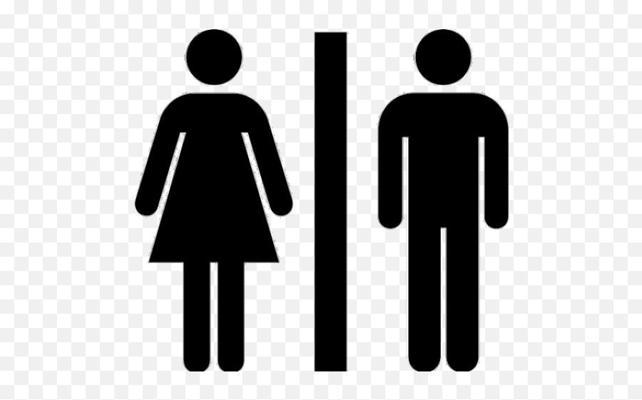 Bathroom Clipart Boy Girl - Toilet Icon Png Download Boy And Girl Bathroom Sign Emoji,Boy And Girl Emoji