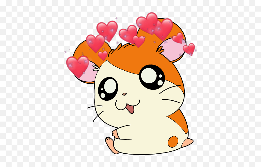 La Niña Del Pastel - Hamtaro Stickers Whatsapp Emoji,Bizcocho Emoji