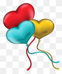 Library Of Yellow Heart Balloon Picture - Balloons Clip Art Emoji