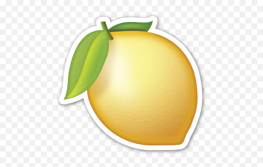 This Sticker Is The Large 2 Inch Version That Sells For - Emoji De Limon,Mango Emoji
