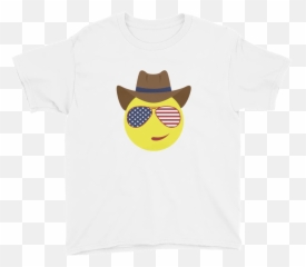American Cowboy Emoji Youth Boys - Cowboy Hat,Needle Emoji