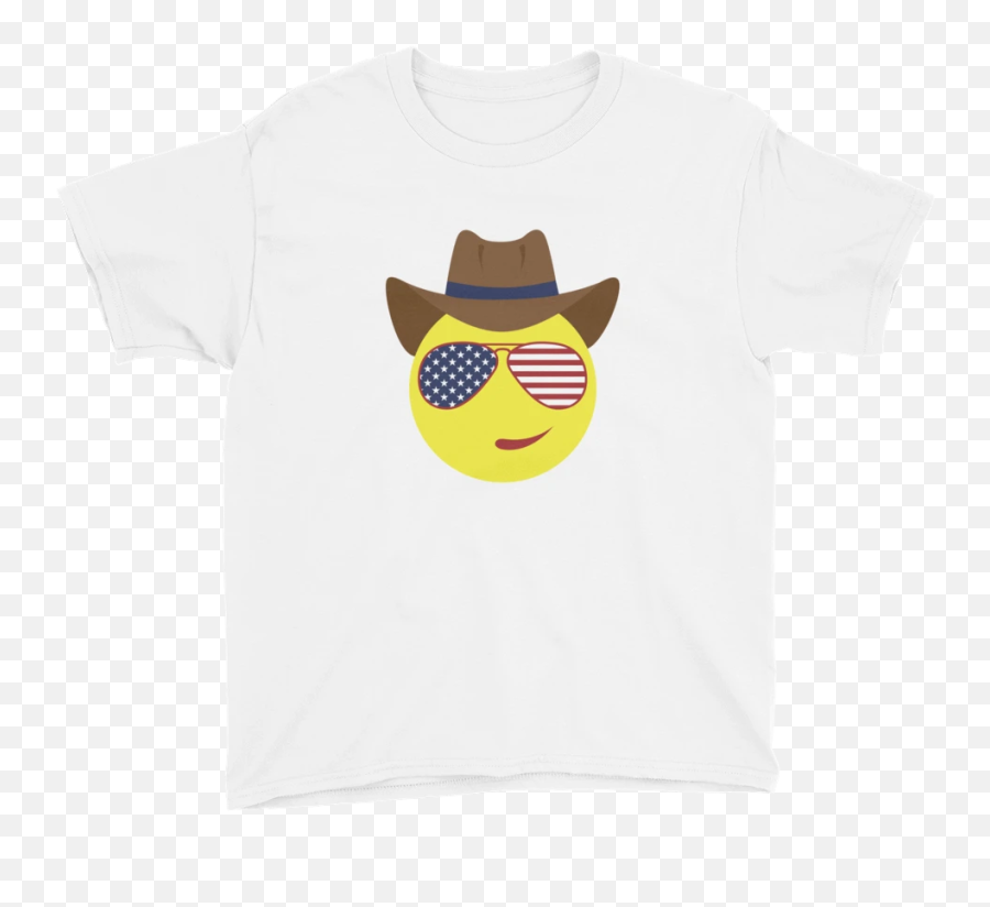 American Cowboy Emoji Youth Boys - Cowboy Hat,Needle Emoji
