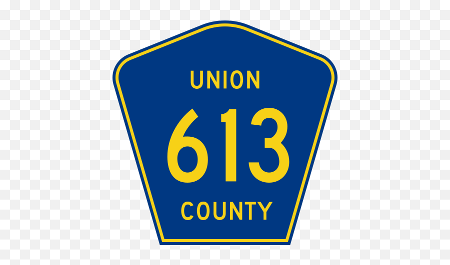 Union County Route 613 Nj - Alabama County Road Sign Emoji,New Jersey Emoji