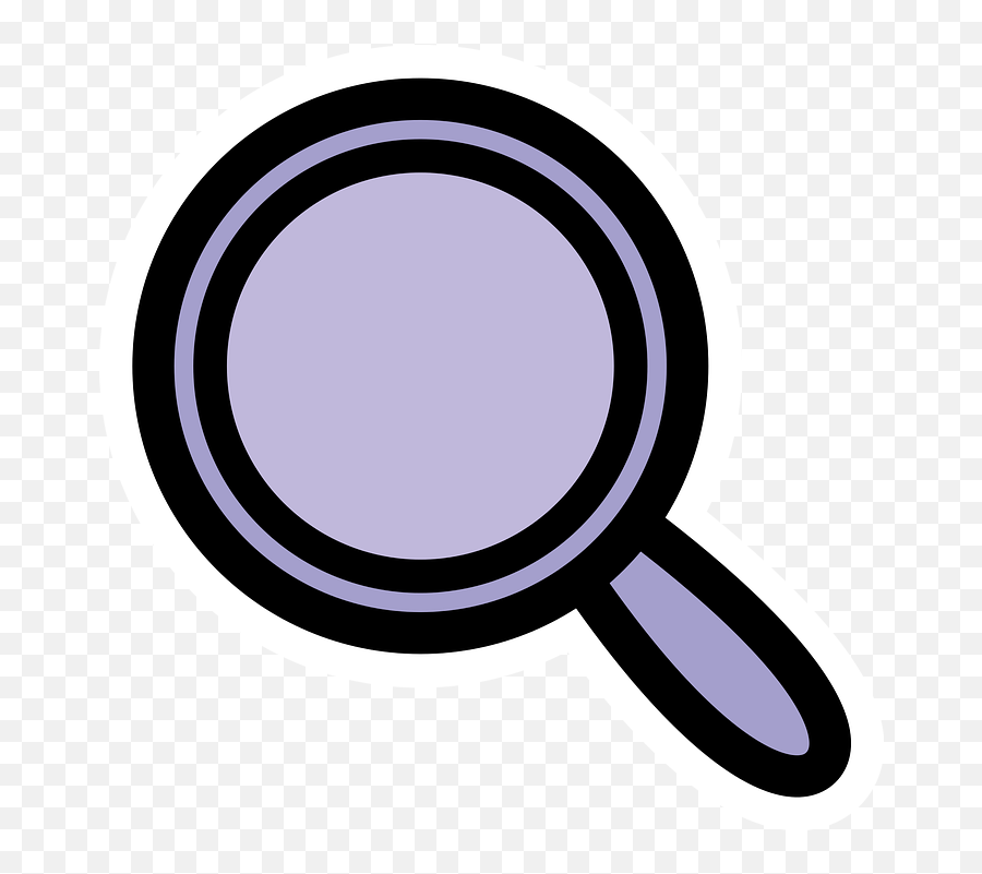 Zoom Loupe Magnify Magnifying - Zoom In In Computer Clip Art Emoji,Find The Emoji Magnifying Glass