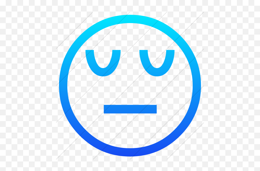 Iconsetc Simple Ios Blue Gradient - Emoji Domain,Blue Emoticons