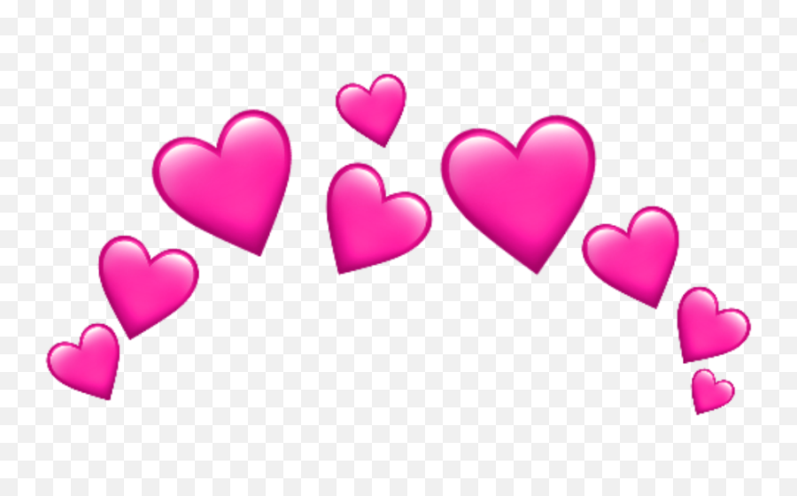 Download Hd Emoji Emojis Whatsapp Heart Hearts Rosa Pink - Transparent Love Heart Emoji,Heart Emoji Png