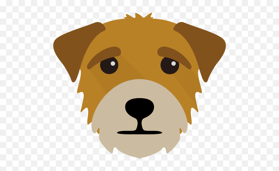 Border Terrier - Border Terrier Clipart Emoji,Scottish Terrier Emoji