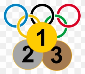 3 Olympic Medal Icon - Modern Olympic Games Symbol Emoji,Olympic Rings Emoji