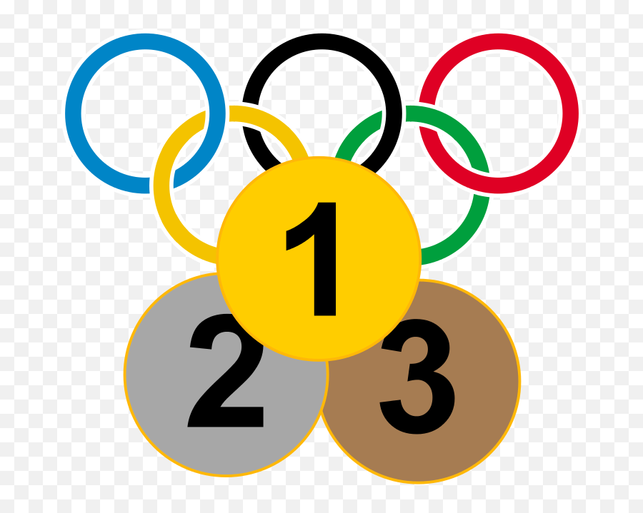 3 Olympic Medal Icon Modern Olympic Games Symbol Emoji,Olympic Rings