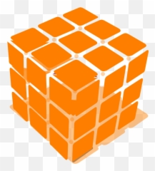 Cube Clear Cubix - Orange Rubix Cube Emoji,Ice Cube Emoji