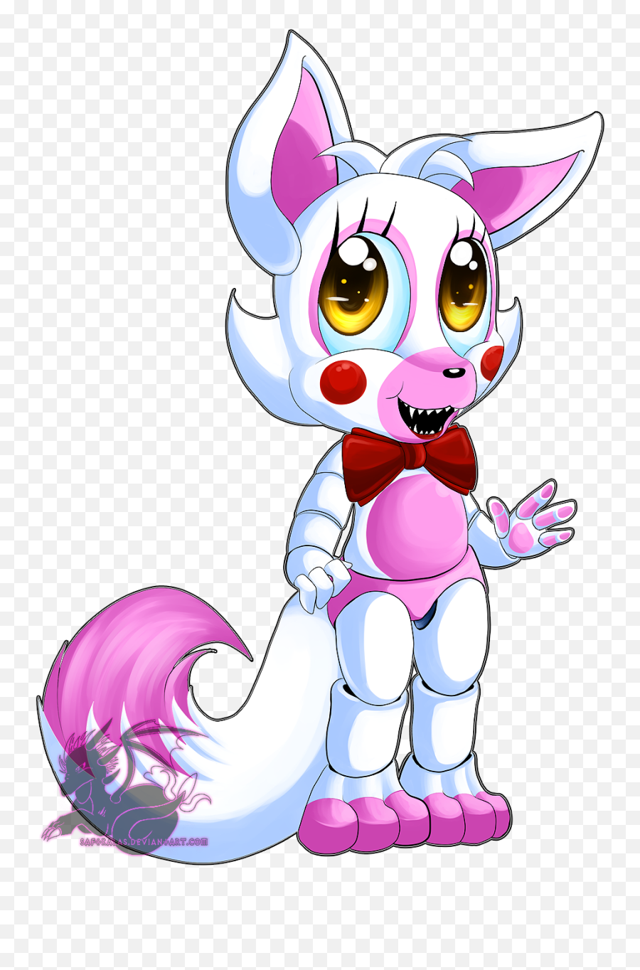 Fnaf World Mangle - Cute Mangle Fnaf World Emoji,Foxy Emoji