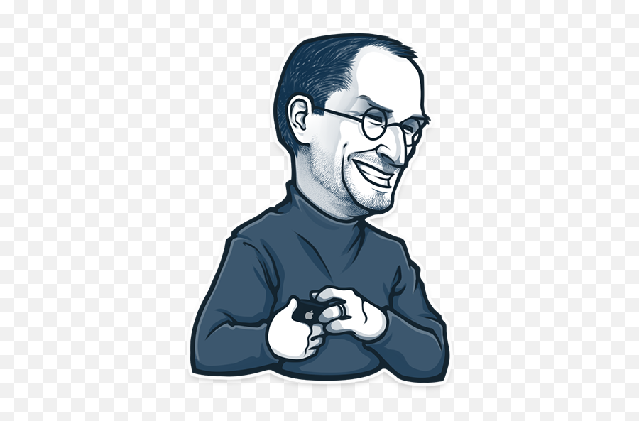 When Stickers Meet Art And History - Steve Jobs Telegram Sticker Emoji,Steve Jobs Emoji