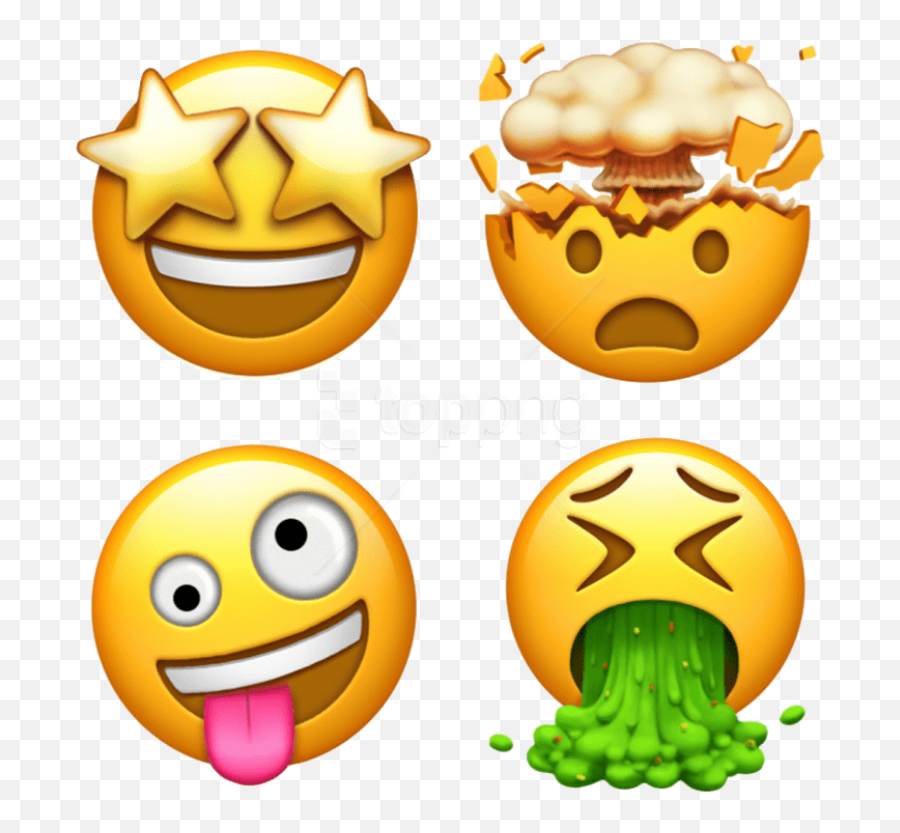 Download Hd Free Png Download New Cool Emoji Ios Png Clipart - Apple Emoji,Apple Emoji Png