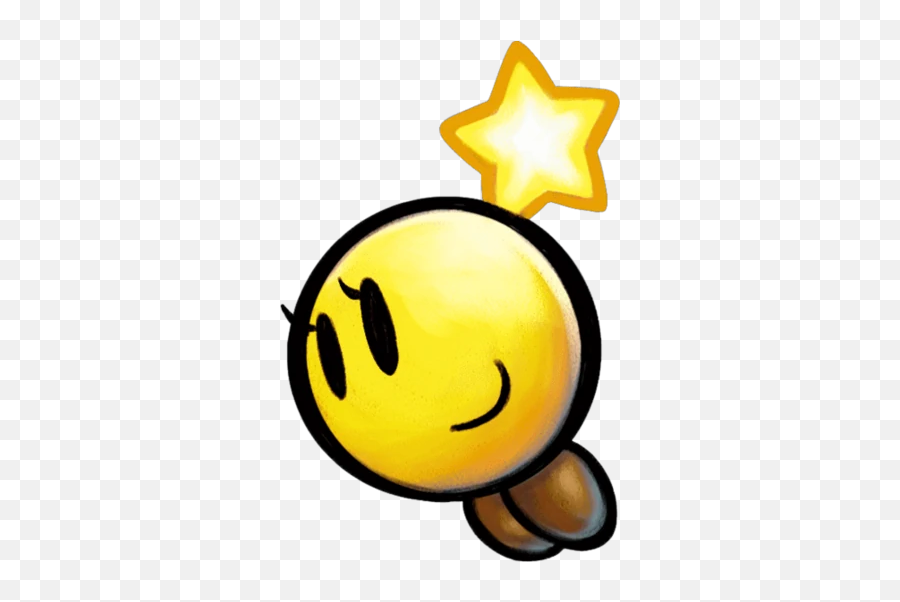 Mario U0026 Luigi Series Ultimate Pop Culture Wiki Fandom - Mario And Luigi Inside Story Starlow Emoji,Showering Emoticon