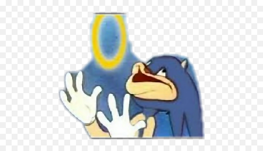 Sanic Memes - Sticker By Wjm112604 Sonic Onion Ring Meme Emoji,Sanic Emoji