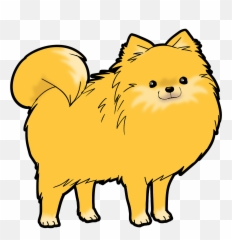Pomeranian Dog Clipart - Emoji