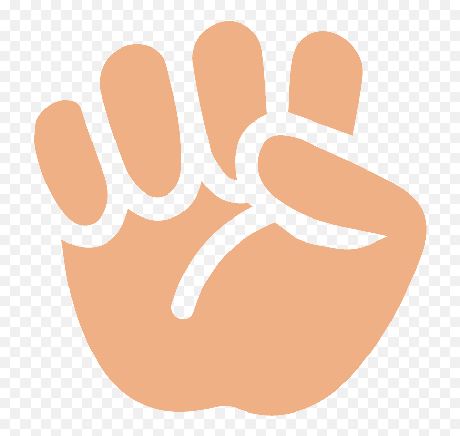 Raised Fist Emoji Clipart - Gif Puño En Alto,Fist Up Emoji