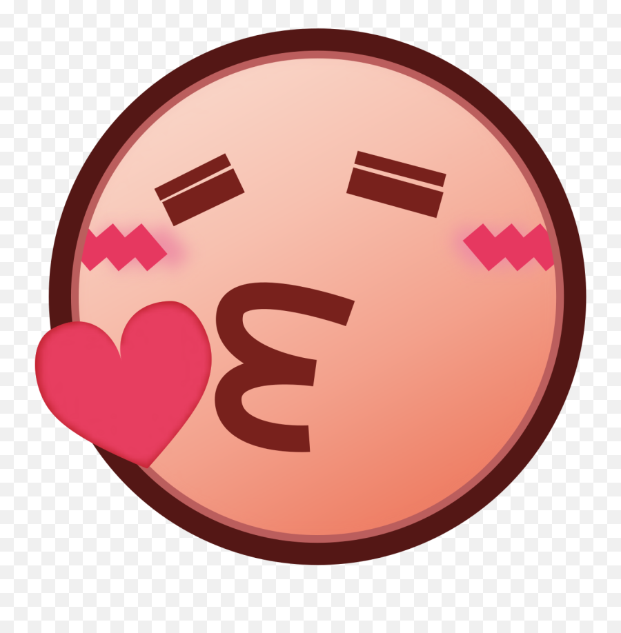 Filephantom Open Emoji 1f618svg - Wikimedia Commons Emoji Kiss To The Left,18 Emoji