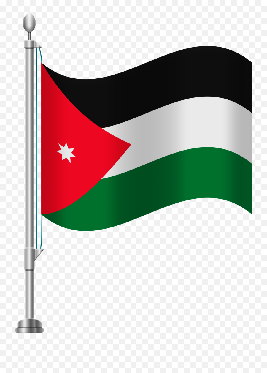 Jordan Flag Png Clip Art - Clipart Jordan Flag Png Emoji,Lebanon Flag Emoji