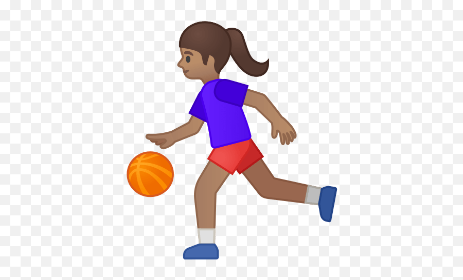 U200d Woman Bouncing Ball Emoji With Medium Skin Tone - Rebotar La Pelota Animado,Ping Pong Emoji