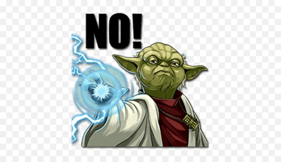Yodau201d Stickers Set For Telegram - Star Wars Clone Wars Discord Emoji,Yoda Emoticon