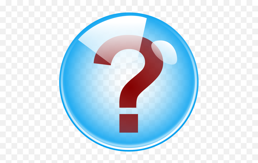 Color Image Of A Help Button - Questions Symbols Emoji,Question Mark In A Box Emoji