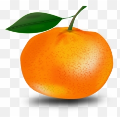 Oranje En Blad - Orange With A Leaf Emoji