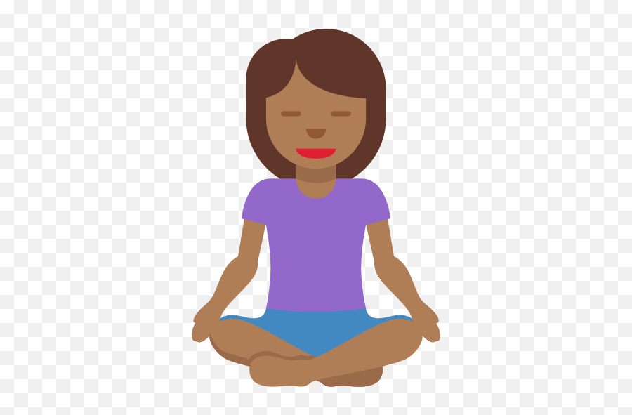 Medium - Human Skin Color Emoji,Meditate Emoji