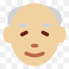 Old Man Emoji With Medium - Illustration,Old Man Emoji