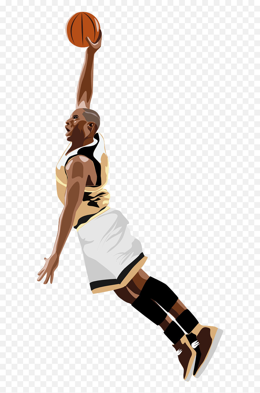Basketball Dunking Nba Player Sports - Dunk Kobe Bryant Png Emoji,Basketball Hoop Emoji