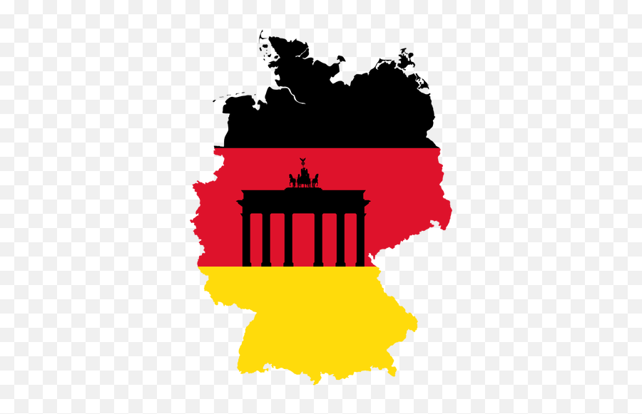 Germany Flag And Map - Germany Map Flag Emoji,Puerto Rico Flag Emoji