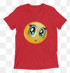 Cute Manga Girl Emoji T Shirt,Cute Emoji