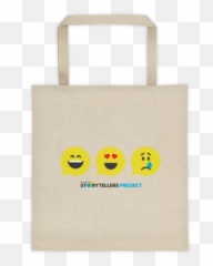 Storytellers Emoji T - Canvas Snack Bag,Emoji Shoulder Bag