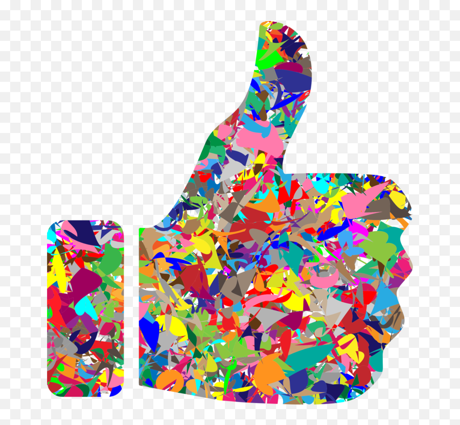 Confetti Party Supply Thumb Signal Png Clipart - Art Thumbs Up Emoji,Confetti Emoji