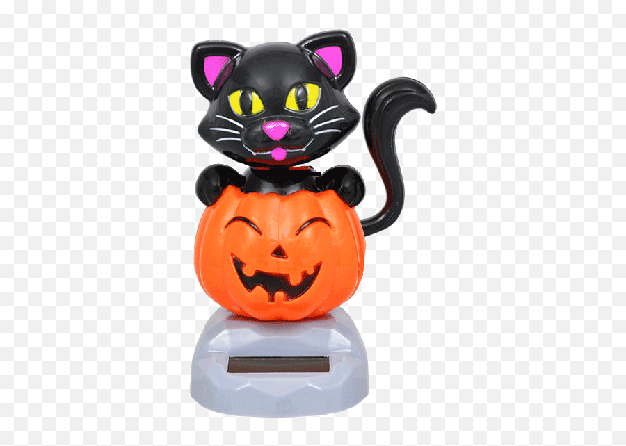 Bulk Plastic Solar - Black Cat Emoji,Dancing Cat Emoji