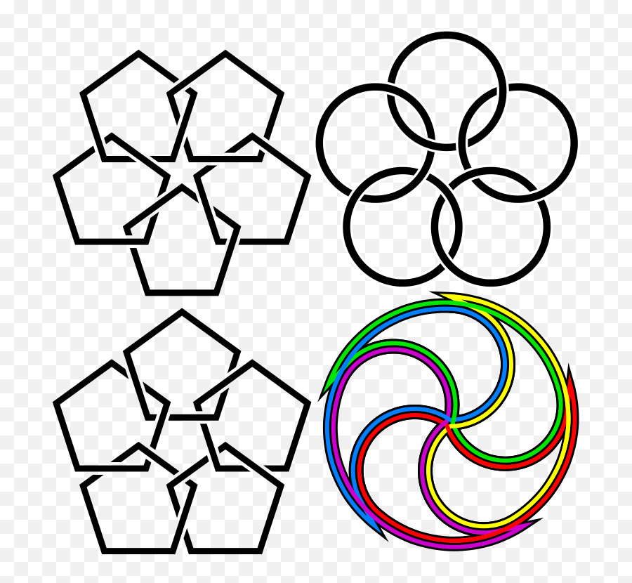 Closed - Borromean Rings Emoji,Emoji Scale 1-5