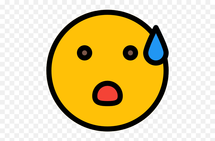 Sweating - Icon Emoji,Sweating Emoji