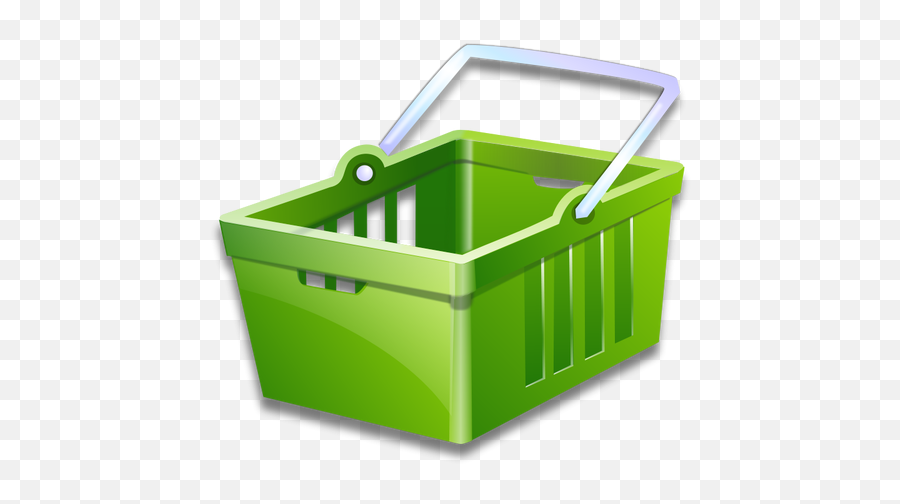 Shopping Basket Vector Image - Shopping Baskets Clipart Emoji,Grocery Bag Emoji