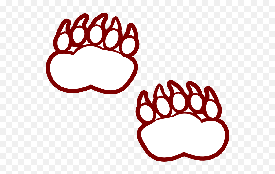 Free Bear Paw Outline Download Free - Bear Footprints Coloring Pages Emoji,Tiger Bear Paw Prints Emoji