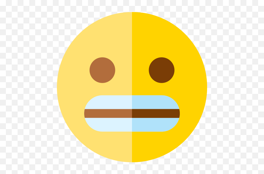 Creepy - Circle Emoji,Creepy Smile Emoji