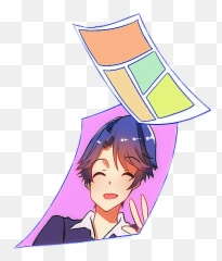 Boy Paper Freetoedit Picsart - Cartoon Emoji,Paper Boy Emoji