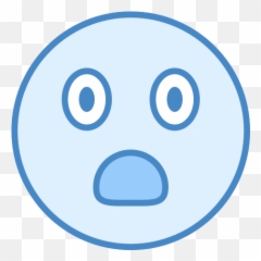 Surprised Icon - Circle Emoji