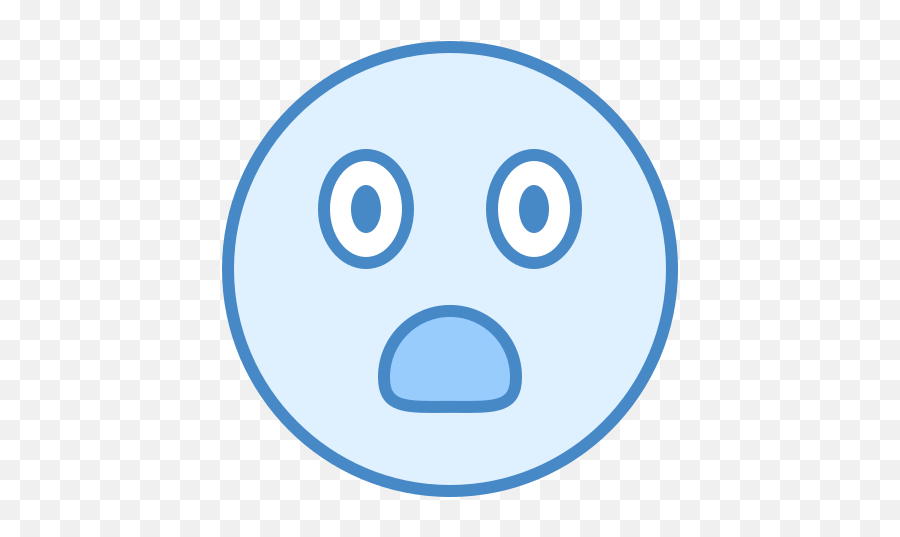 Surprised Icon - Circle Emoji,Suprised Emoji