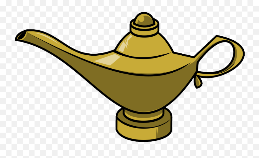 Disney Genie Lamp Clipart - Genie Lamp Clipart Emoji,Genie Emoji