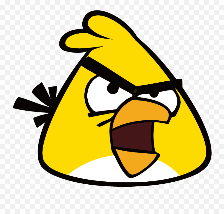 Free Png Angry Bird - Cartoon Yellow Angry Birds Emoji,Bird Emoticon